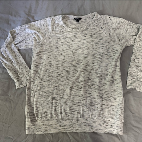 Buffalo David Bitton Heathered Gray Top size large casual comfortable soft - Picture 1 of 6